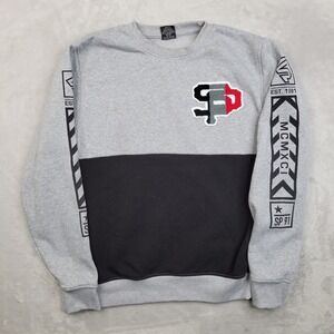 Southpole Sweatshirt Mens Medium Crewneck Pullover Sweater‎ Patch 90s Retro Y2K